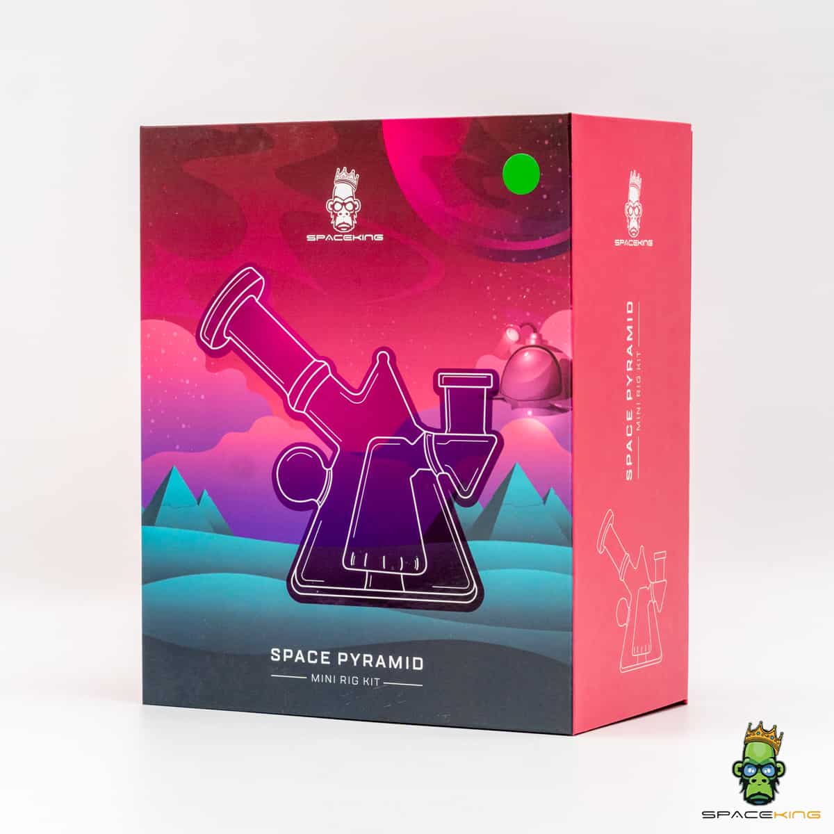 Tag Pyramid Rig SPACE KING | SPACE PYRAMID RIG – Art of Glass Wholesale