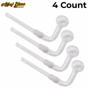6" 90 Degree 14mm Oil Burner Attachment - 4CT